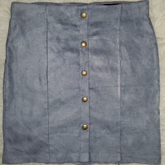 Suede mini skirt - Picture 3 of 5